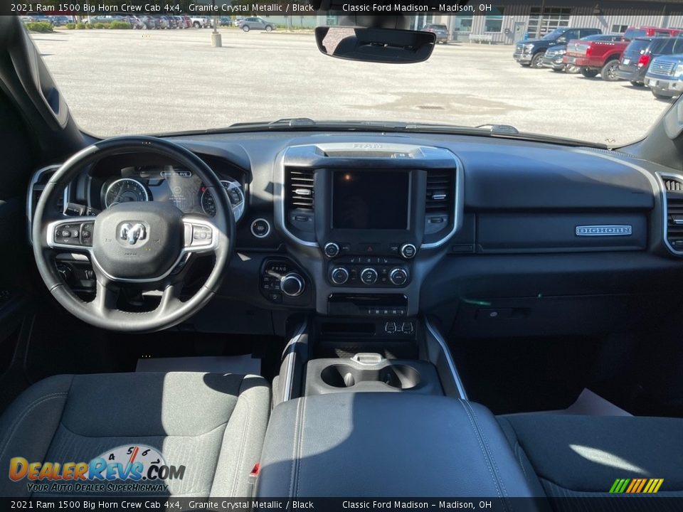 2021 Ram 1500 Big Horn Crew Cab 4x4 Granite Crystal Metallic / Black Photo #10