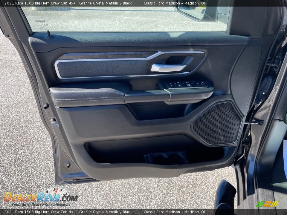2021 Ram 1500 Big Horn Crew Cab 4x4 Granite Crystal Metallic / Black Photo #12