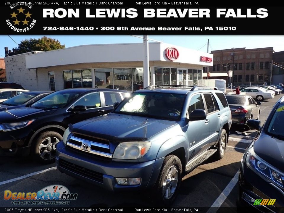 2005 Toyota 4Runner SR5 4x4 Pacific Blue Metallic / Dark Charcoal Photo #1