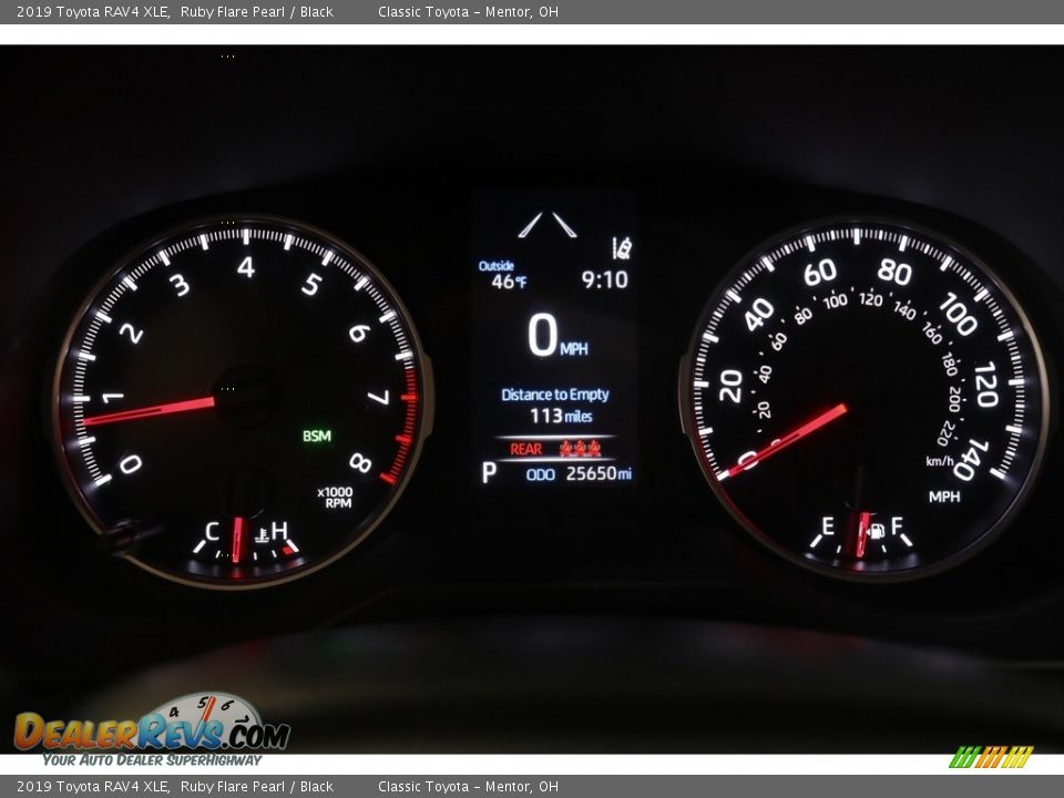 2019 Toyota RAV4 XLE Ruby Flare Pearl / Black Photo #8