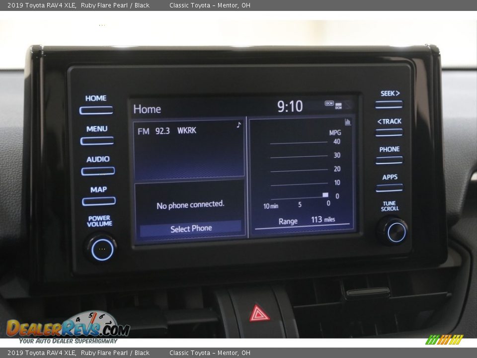 2019 Toyota RAV4 XLE Ruby Flare Pearl / Black Photo #10