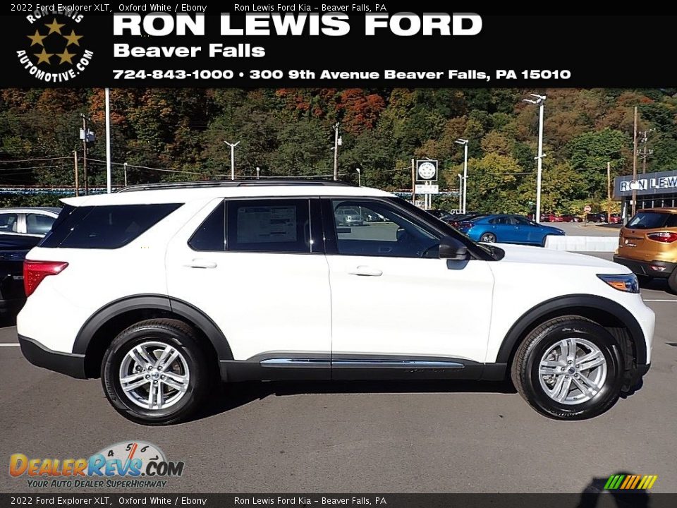 2022 Ford Explorer XLT Oxford White / Ebony Photo #1