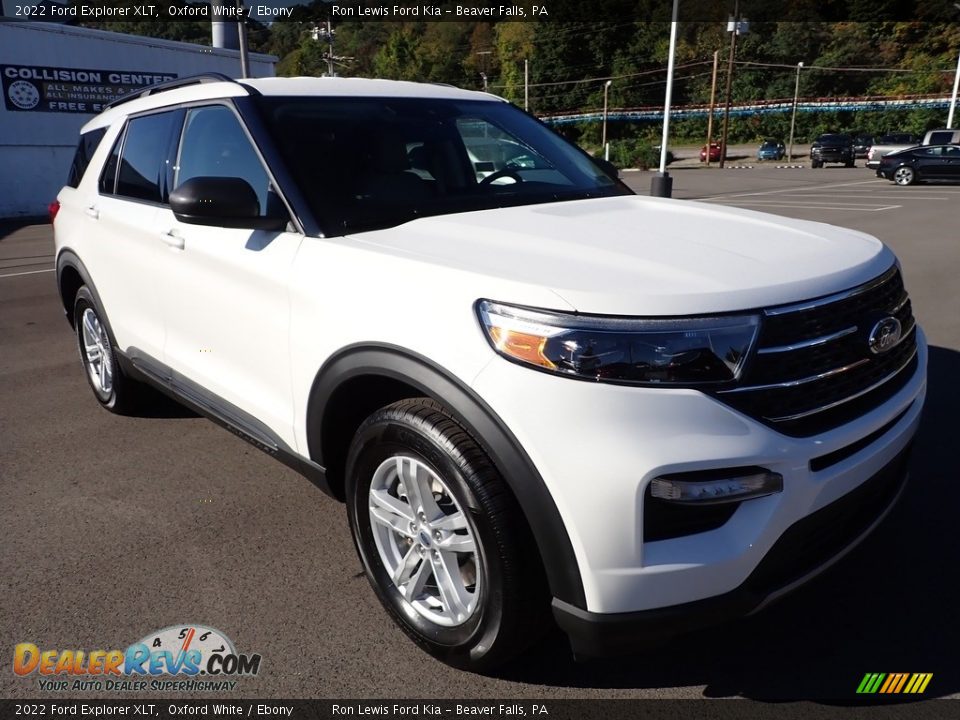 2022 Ford Explorer XLT Oxford White / Ebony Photo #2