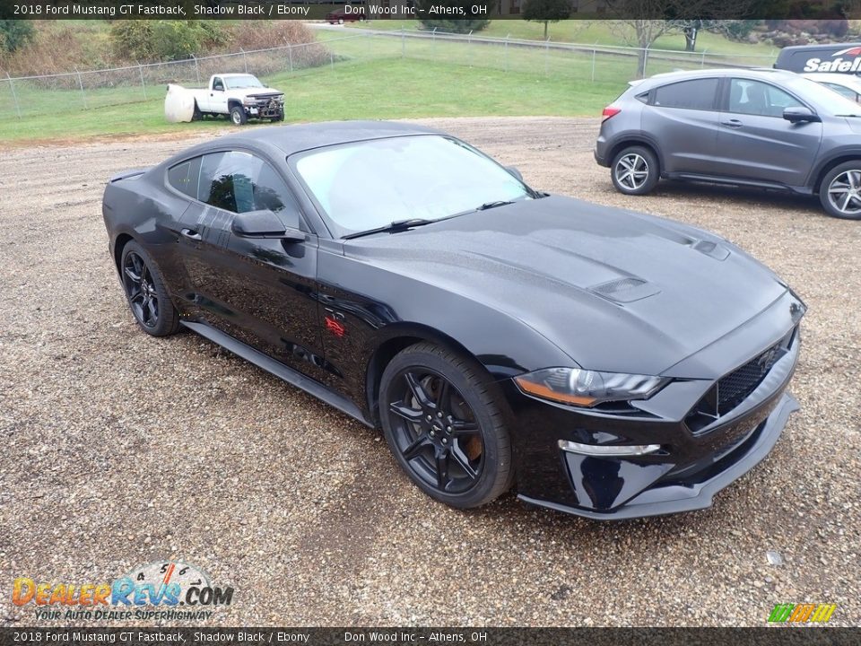 2018 Ford Mustang GT Fastback Shadow Black / Ebony Photo #2