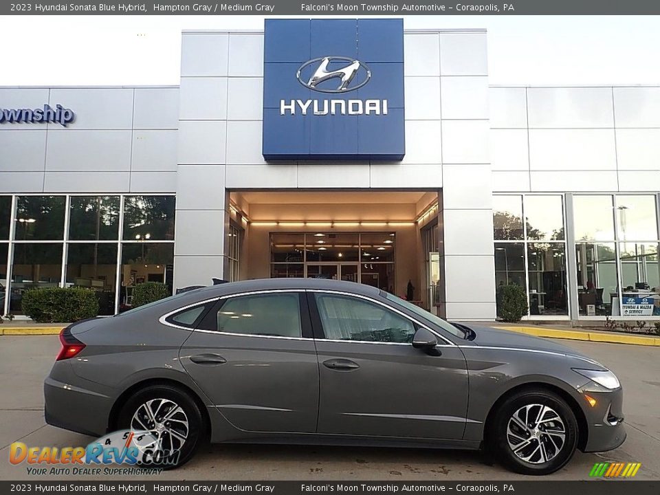 2023 Hyundai Sonata Blue Hybrid Hampton Gray / Medium Gray Photo #1