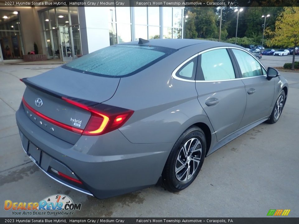 2023 Hyundai Sonata Blue Hybrid Hampton Gray / Medium Gray Photo #2