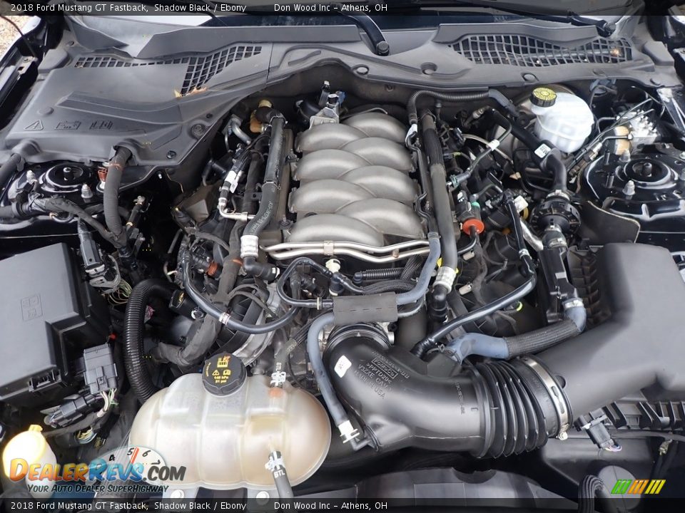 2018 Ford Mustang GT Fastback Shadow Black / Ebony Photo #5