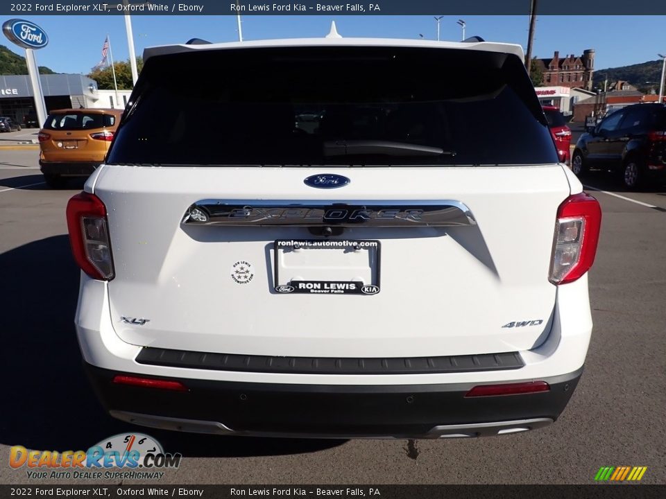 2022 Ford Explorer XLT Oxford White / Ebony Photo #7