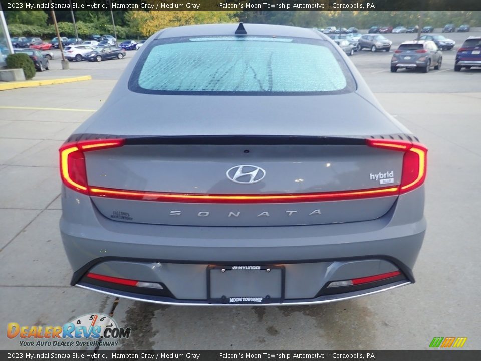 2023 Hyundai Sonata Blue Hybrid Hampton Gray / Medium Gray Photo #3