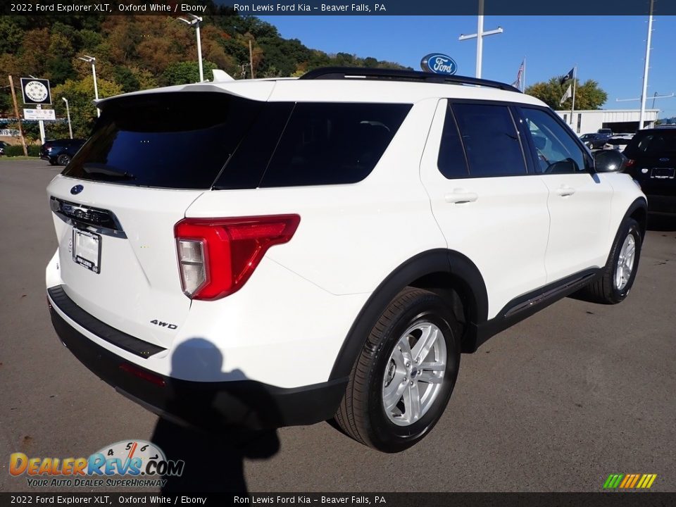 2022 Ford Explorer XLT Oxford White / Ebony Photo #8