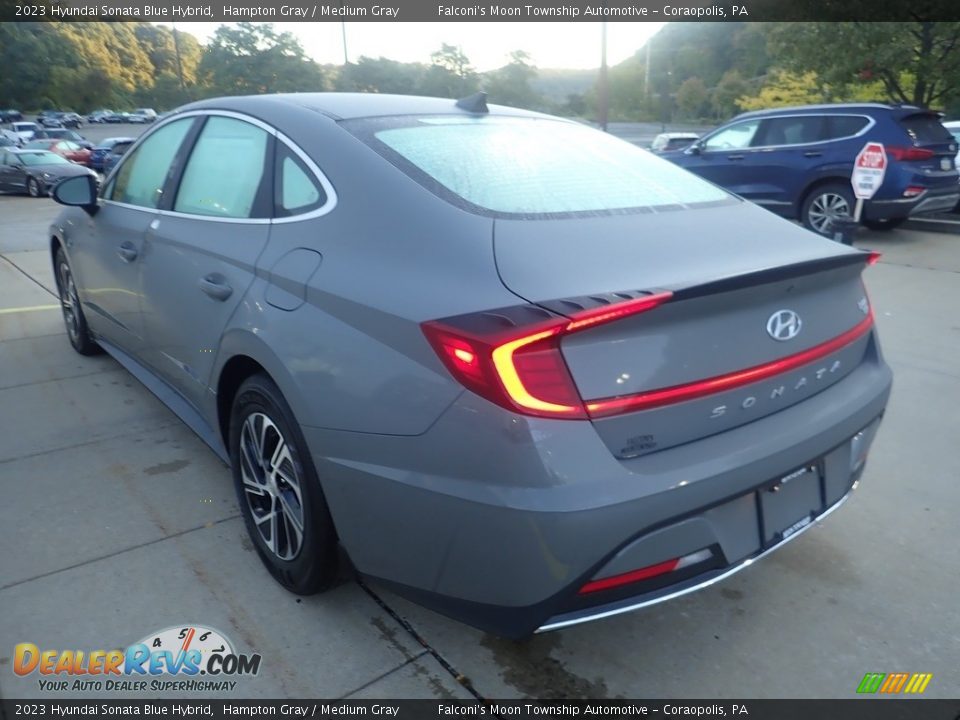 2023 Hyundai Sonata Blue Hybrid Hampton Gray / Medium Gray Photo #4