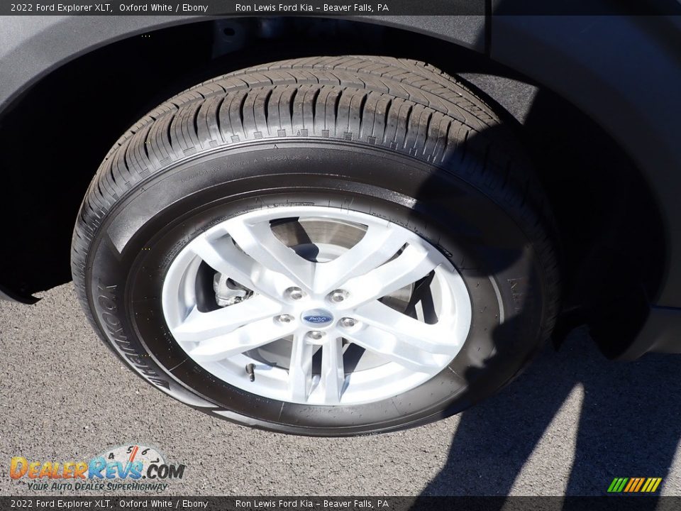 2022 Ford Explorer XLT Oxford White / Ebony Photo #9