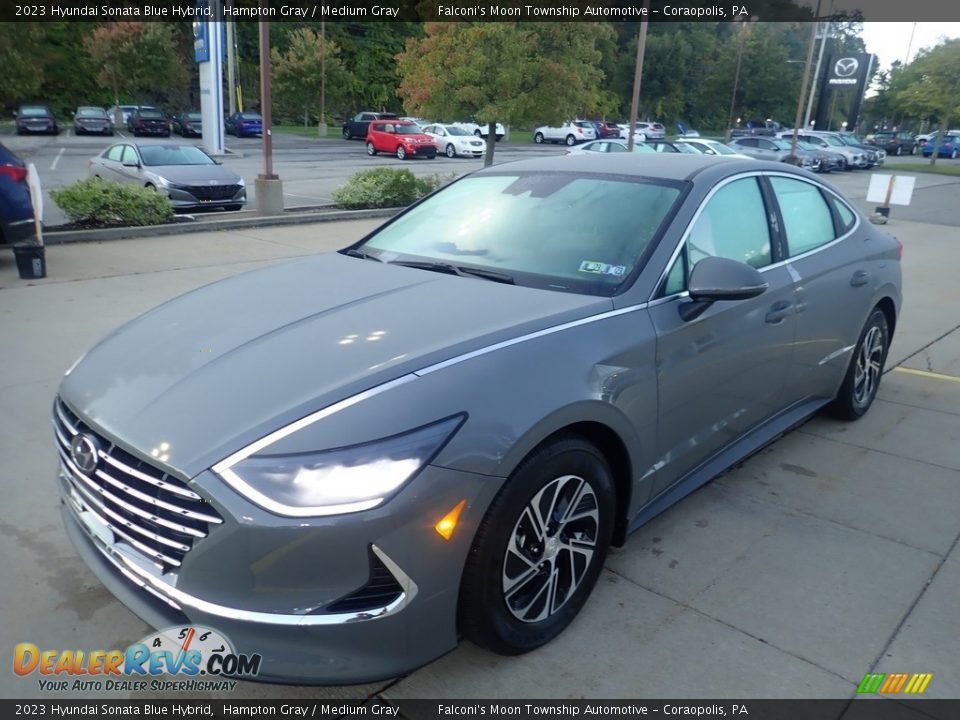 2023 Hyundai Sonata Blue Hybrid Hampton Gray / Medium Gray Photo #6