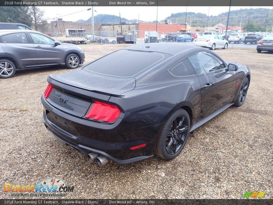 2018 Ford Mustang GT Fastback Shadow Black / Ebony Photo #10