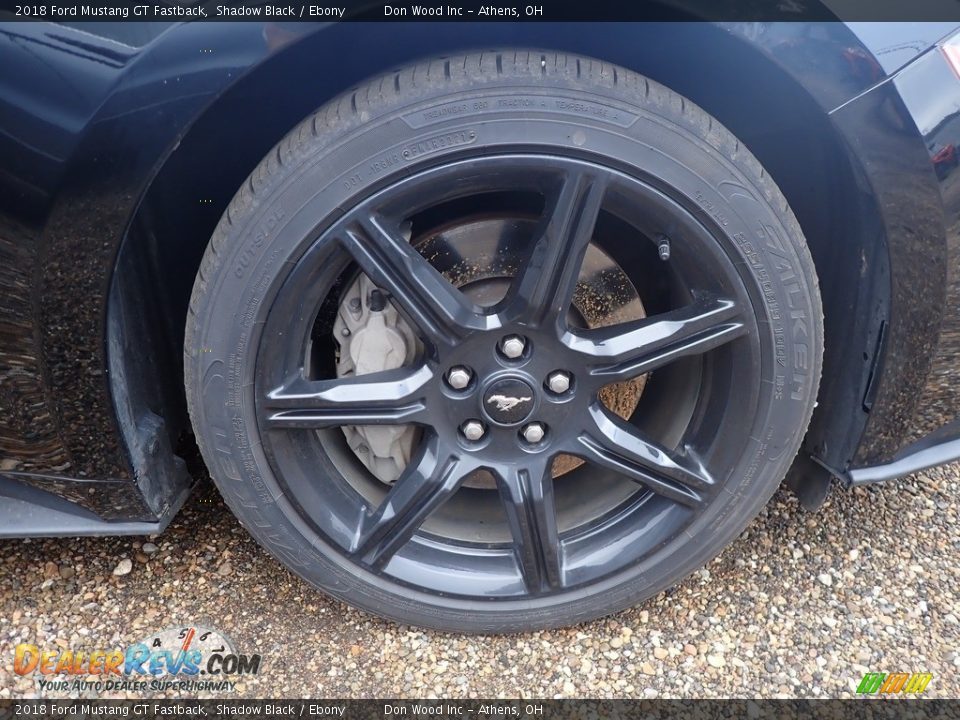 2018 Ford Mustang GT Fastback Shadow Black / Ebony Photo #12