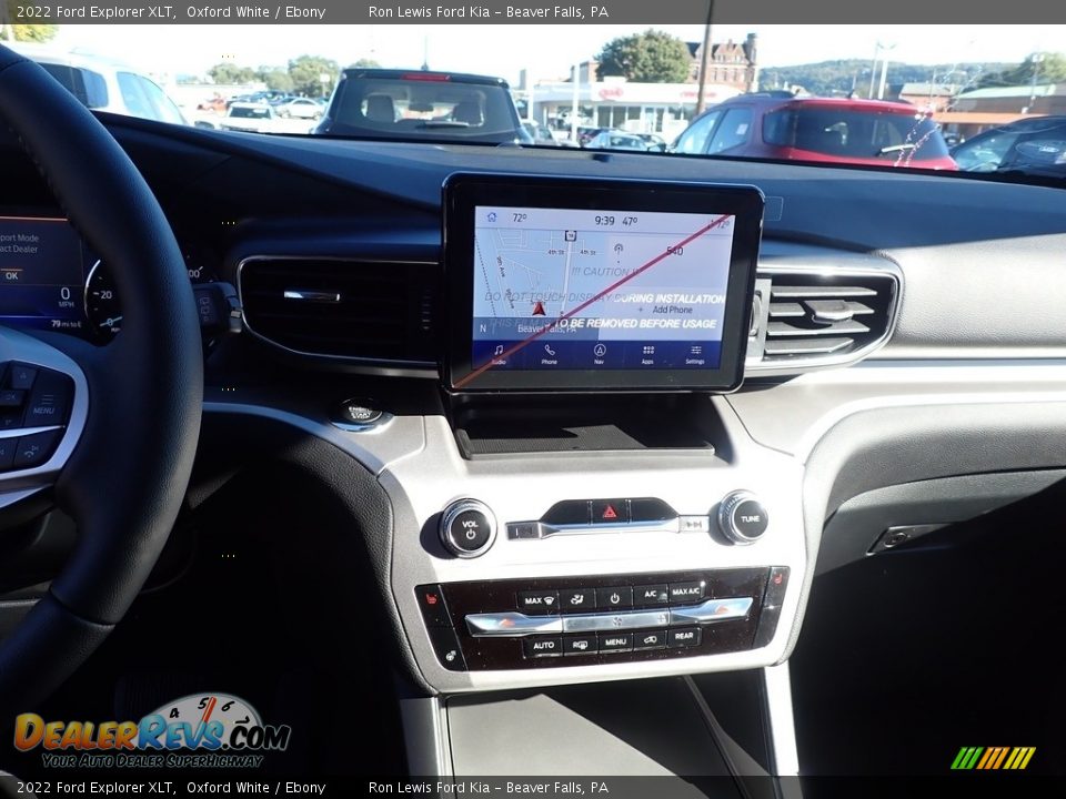 2022 Ford Explorer XLT Oxford White / Ebony Photo #18