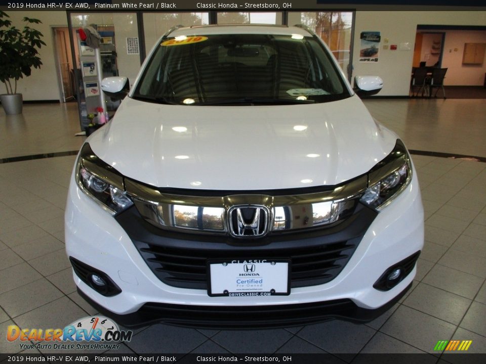 2019 Honda HR-V EX AWD Platinum White Pearl / Black Photo #2