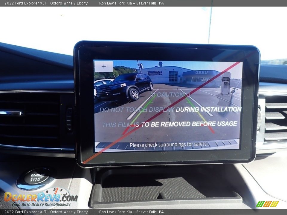 2022 Ford Explorer XLT Oxford White / Ebony Photo #19