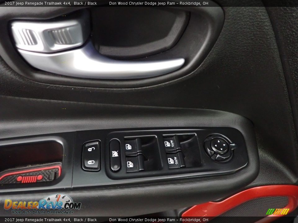 2017 Jeep Renegade Trailhawk 4x4 Black / Black Photo #12