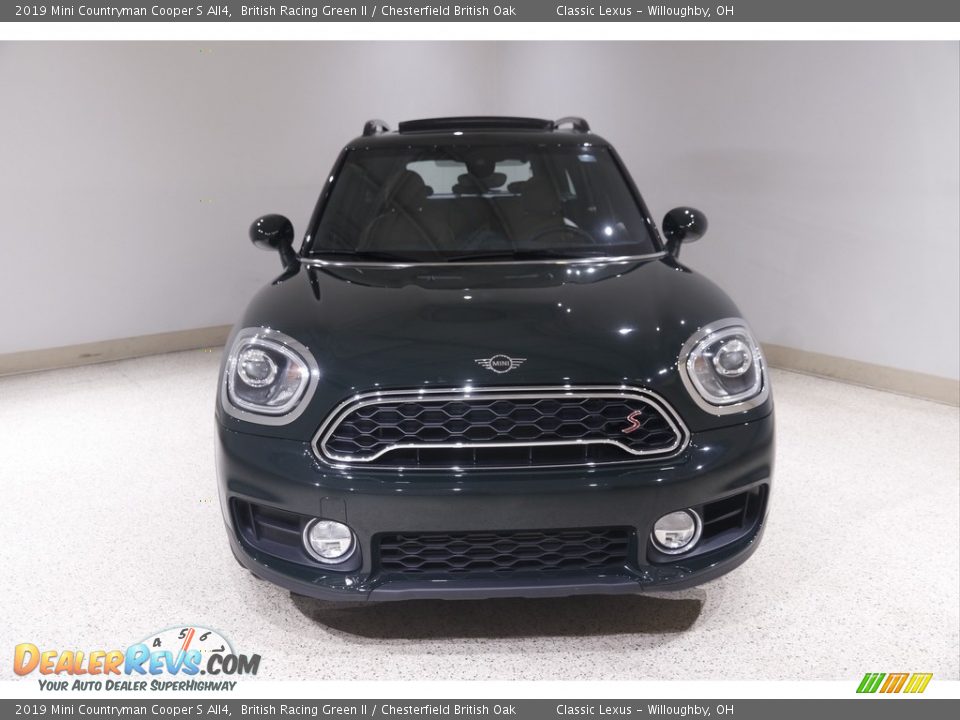 2019 Mini Countryman Cooper S All4 British Racing Green II / Chesterfield British Oak Photo #2