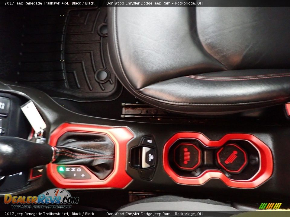 2017 Jeep Renegade Trailhawk 4x4 Black / Black Photo #21
