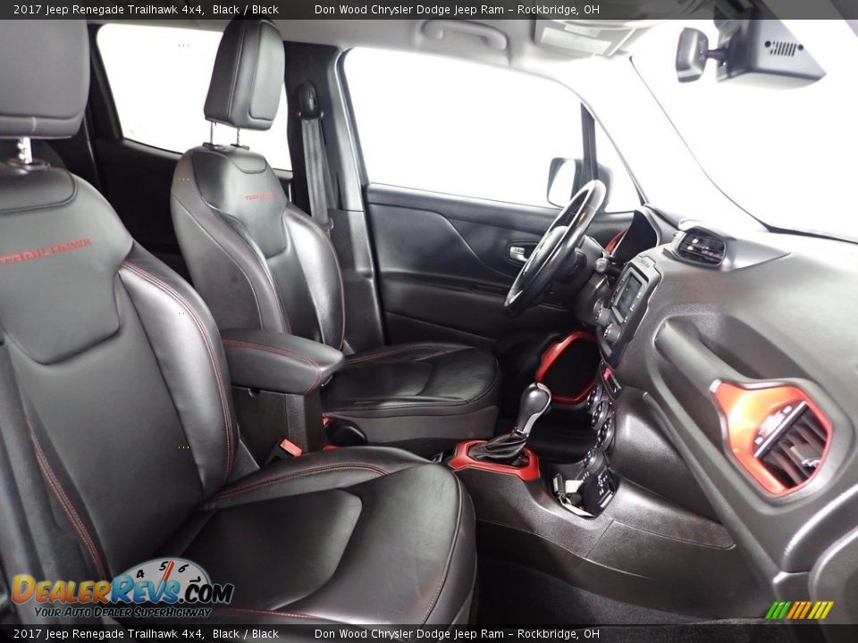 2017 Jeep Renegade Trailhawk 4x4 Black / Black Photo #27