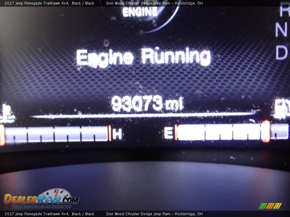 2017 Jeep Renegade Trailhawk 4x4 Black / Black Photo #31