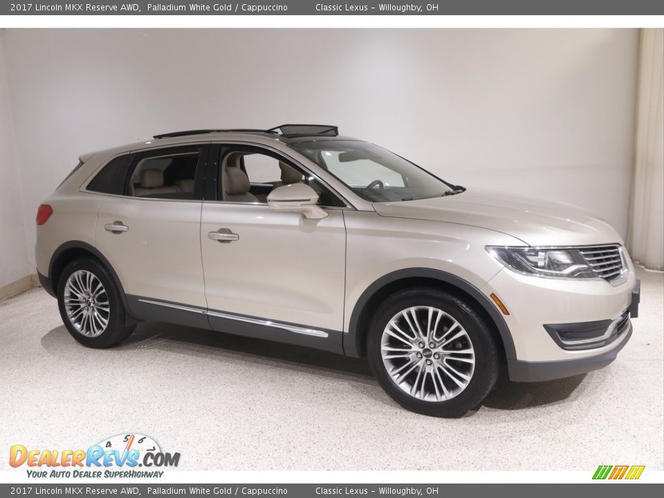 2017 Lincoln MKX Reserve AWD Palladium White Gold / Cappuccino Photo #1