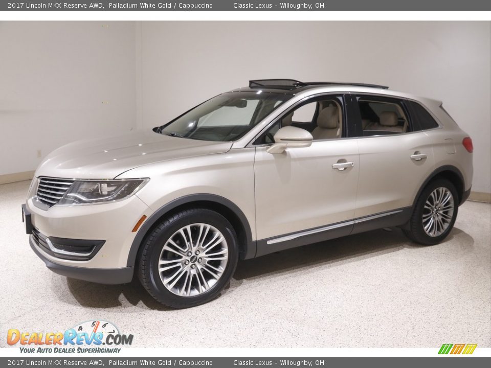 2017 Lincoln MKX Reserve AWD Palladium White Gold / Cappuccino Photo #3