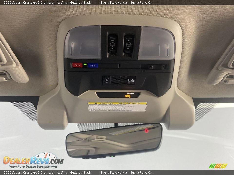 2020 Subaru Crosstrek 2.0 Limited Ice Silver Metallic / Black Photo #28