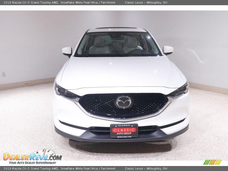 2019 Mazda CX-5 Grand Touring AWD Snowflake White Pearl Mica / Parchment Photo #2
