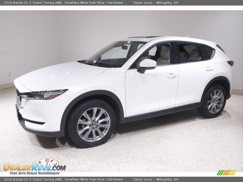 2019 Mazda CX-5 Grand Touring AWD Snowflake White Pearl Mica / Parchment Photo #3