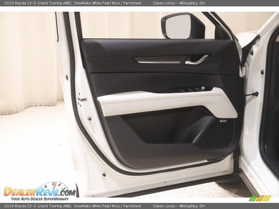 2019 Mazda CX-5 Grand Touring AWD Snowflake White Pearl Mica / Parchment Photo #4