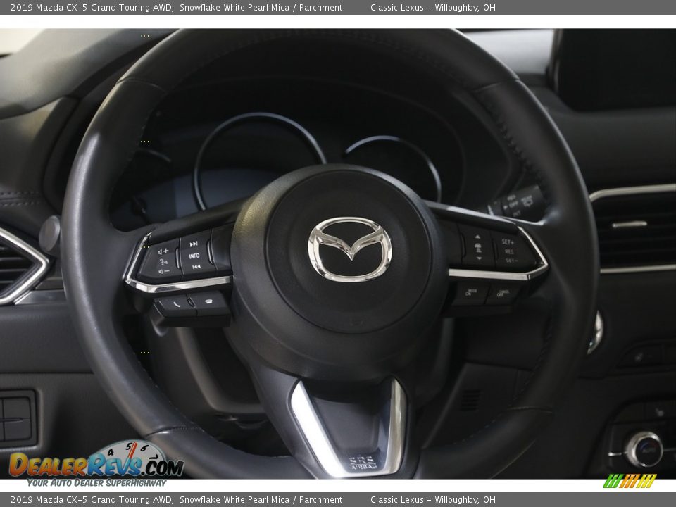 2019 Mazda CX-5 Grand Touring AWD Snowflake White Pearl Mica / Parchment Photo #7