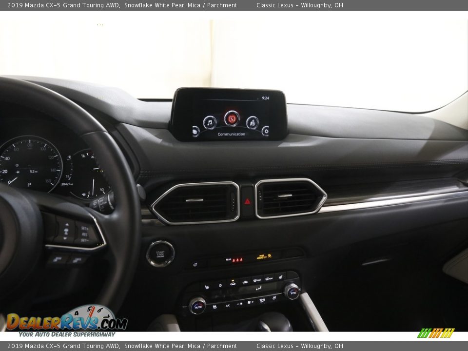 2019 Mazda CX-5 Grand Touring AWD Snowflake White Pearl Mica / Parchment Photo #9