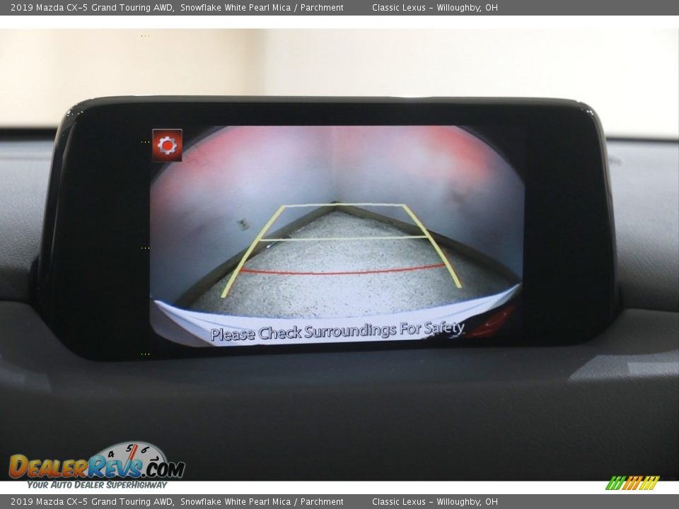 2019 Mazda CX-5 Grand Touring AWD Snowflake White Pearl Mica / Parchment Photo #13