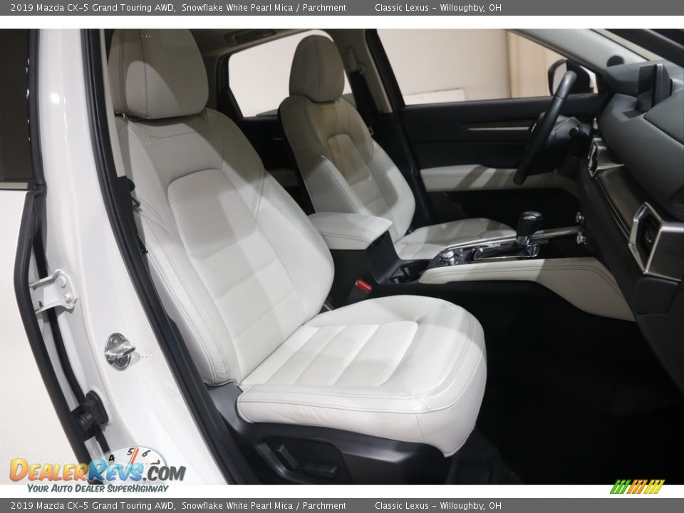 2019 Mazda CX-5 Grand Touring AWD Snowflake White Pearl Mica / Parchment Photo #16