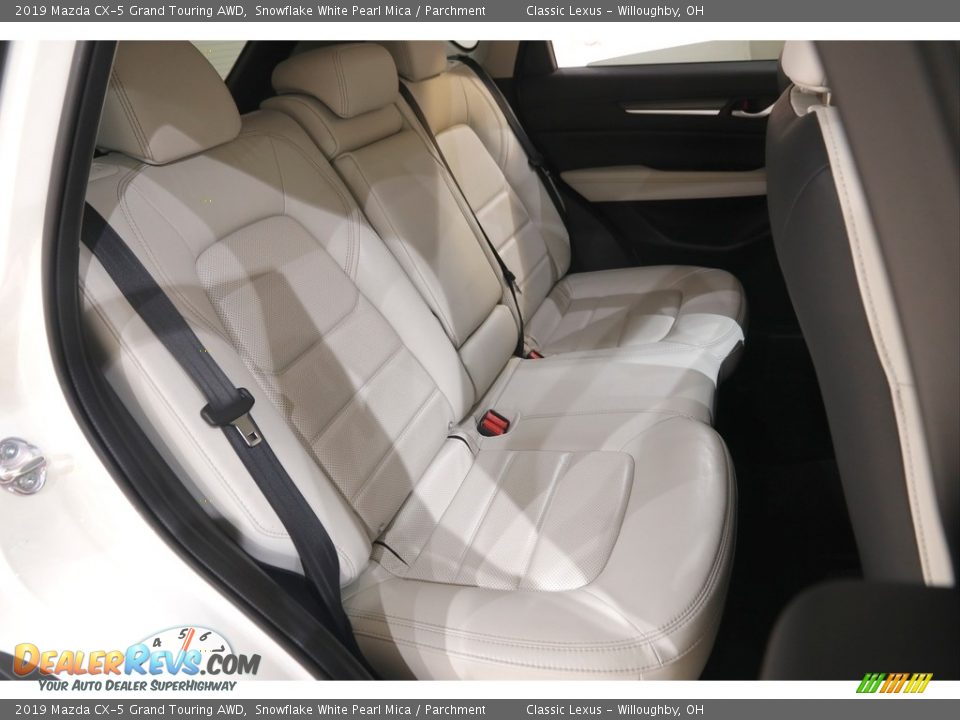 2019 Mazda CX-5 Grand Touring AWD Snowflake White Pearl Mica / Parchment Photo #17