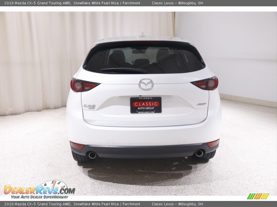 2019 Mazda CX-5 Grand Touring AWD Snowflake White Pearl Mica / Parchment Photo #19