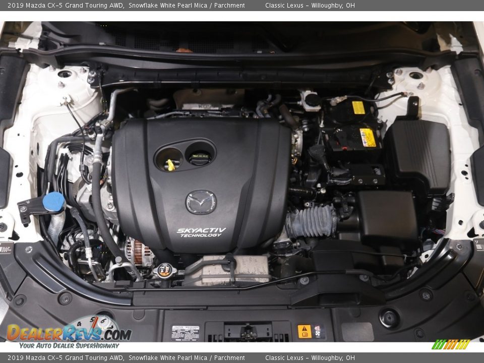 2019 Mazda CX-5 Grand Touring AWD Snowflake White Pearl Mica / Parchment Photo #20