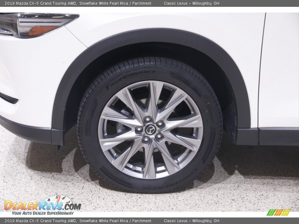 2019 Mazda CX-5 Grand Touring AWD Snowflake White Pearl Mica / Parchment Photo #21