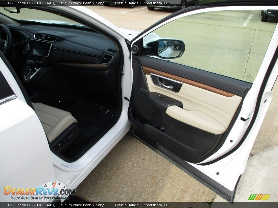 2019 Honda CR-V EX-L AWD Platinum White Pearl / Ivory Photo #20