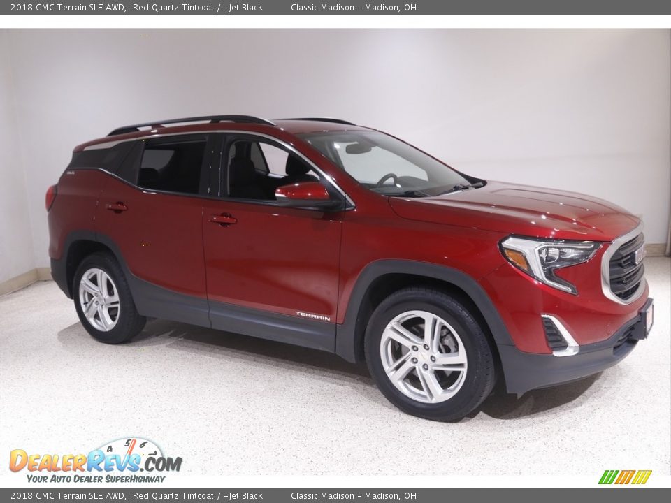 2018 GMC Terrain SLE AWD Red Quartz Tintcoat / ­Jet Black Photo #1