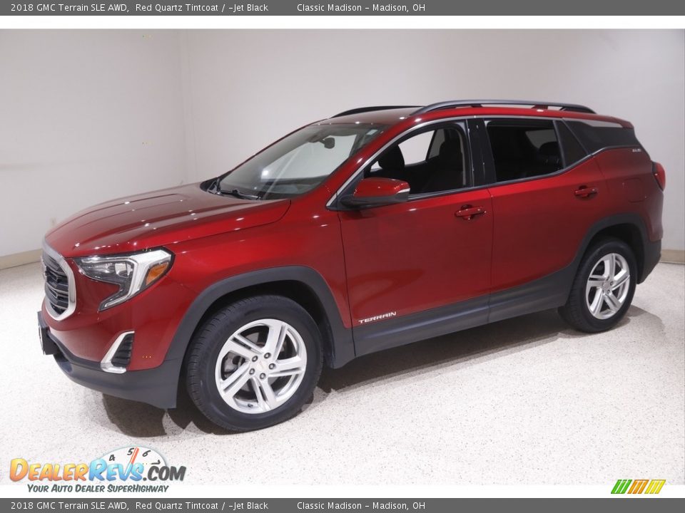 2018 GMC Terrain SLE AWD Red Quartz Tintcoat / ­Jet Black Photo #3