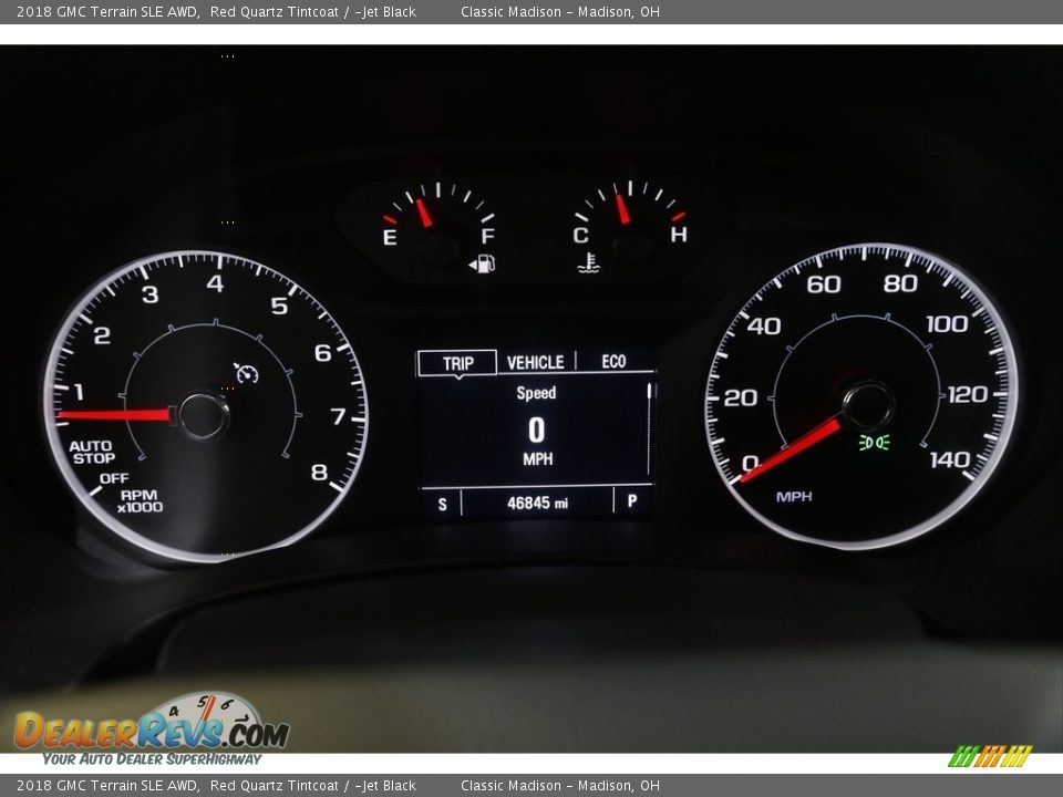 2018 GMC Terrain SLE AWD Red Quartz Tintcoat / ­Jet Black Photo #8