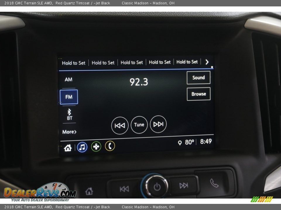 2018 GMC Terrain SLE AWD Red Quartz Tintcoat / ­Jet Black Photo #10