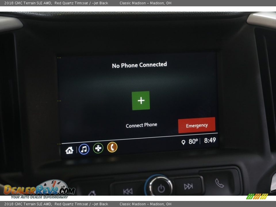 2018 GMC Terrain SLE AWD Red Quartz Tintcoat / ­Jet Black Photo #11