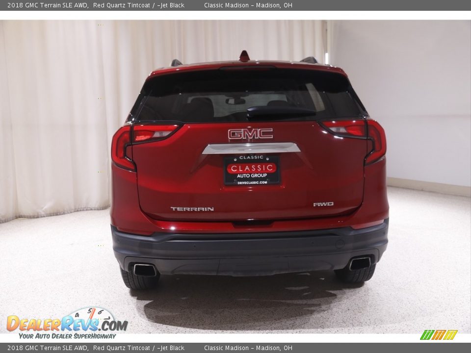2018 GMC Terrain SLE AWD Red Quartz Tintcoat / ­Jet Black Photo #18