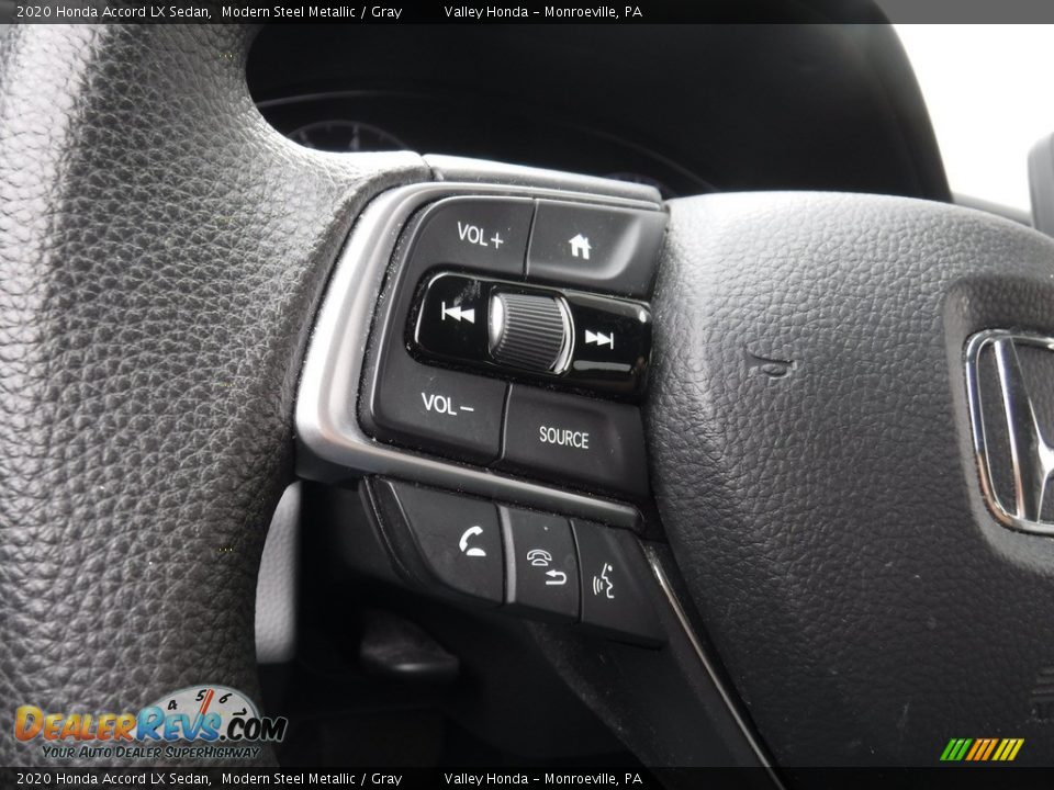 2020 Honda Accord LX Sedan Modern Steel Metallic / Gray Photo #22