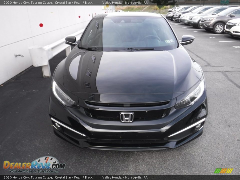 2020 Honda Civic Touring Coupe Crystal Black Pearl / Black Photo #4
